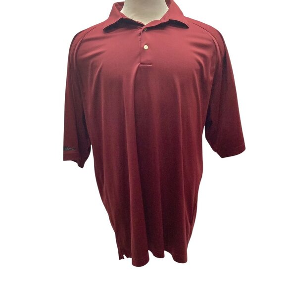 Greg Norman ML75 Mens Polo Shirt XXL in Burgundy Red - Picture 1 of 6